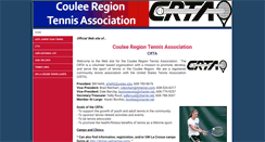 Desktop Screenshot of couleeregiontennis.com